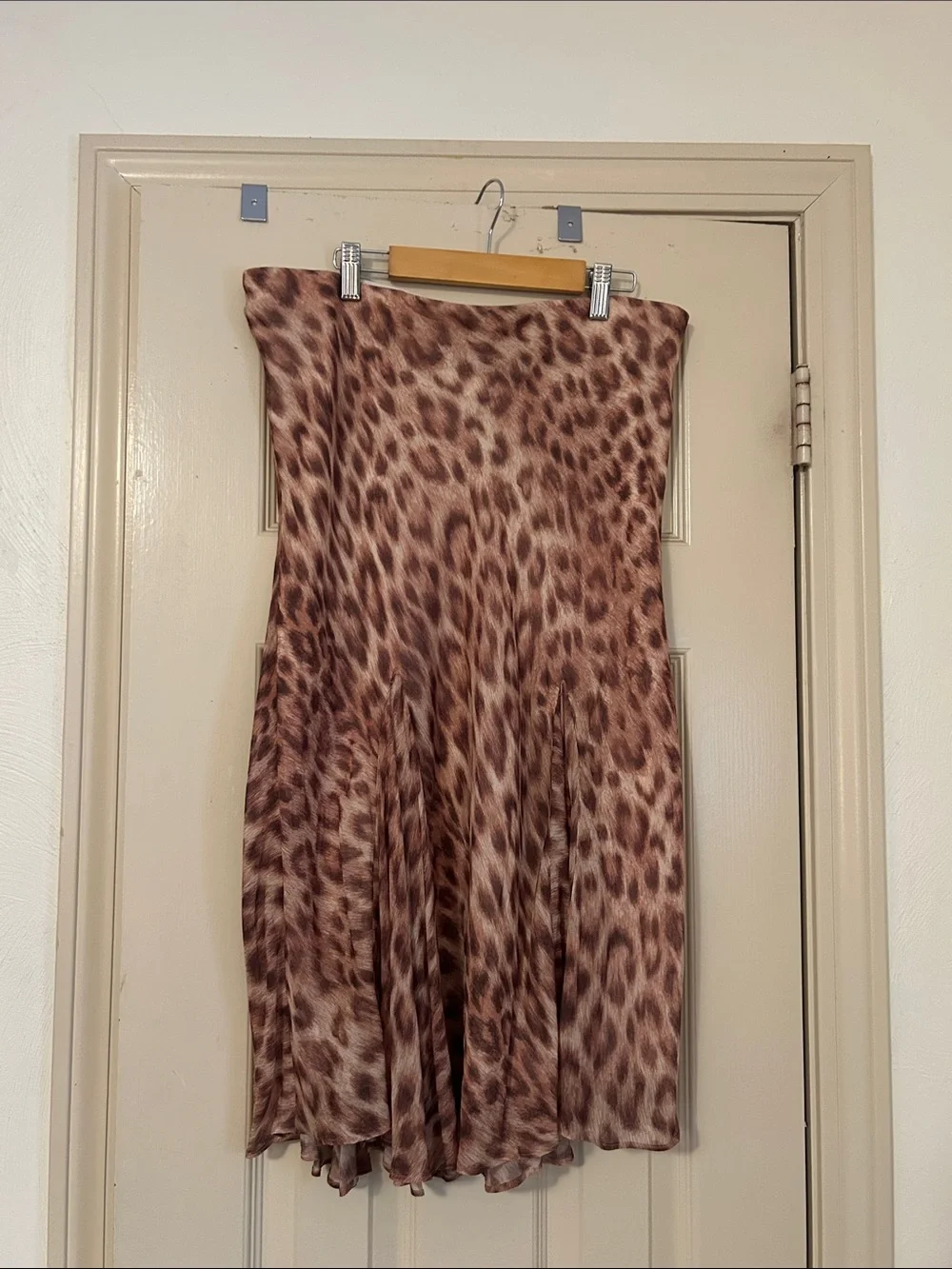 J. Crew Brown Leopard Print Skirt